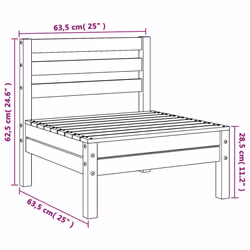 VidaXL 837997 banc de jardin Bois - Vue supplémentaire 8