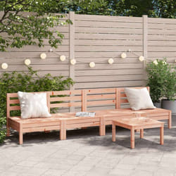 Vidaxl - Canapés de jardin sans accoudoirs 4 pcs bois massif douglas