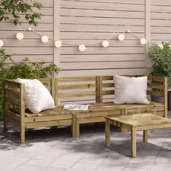 VidaXL 838032 banc de jardin Bois - Vue supplémentaire 2