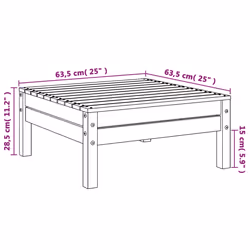 VidaXL 838037 banc de jardin Bois - Vue supplémentaire 8