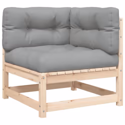 VidaXL 838062, Gris, Bois, 110 kg, Adultes et enfants, 12 cm, 70 cm
