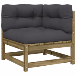 VidaXL 838068, Anthracite, Bois, 110 kg, Adultes et enfants, 12 cm, 70 cm