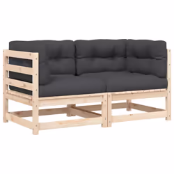VidaXL 838069, Anthracite, Bois, 110 kg, Adultes et enfants, 12 cm, 70 cm