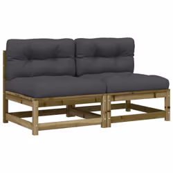 VidaXL 838092, Anthracite, Bois, 110 kg, Adultes et enfants, 12 cm, 70 cm