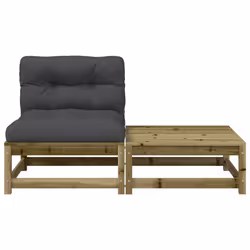 VidaXL 838116 banc de jardin Bois - Vue supplémentaire 5