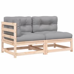 VidaXL 838118, Gris, Bois, 110 kg, Adultes et enfants, 1400 mm, 700 mm