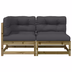 VidaXL 838124 banc de jardin Bois - Vue supplémentaire 5