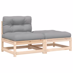 VidaXL 838126, Gris, Bois, 110 kg, Adultes et enfants, 1400 mm, 700 mm