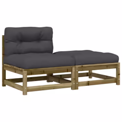 VidaXL 838132, Anthracite, Bois, 110 kg, Adultes et enfants, 1400 mm, 700 mm