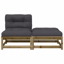 VidaXL 838132 banc de jardin Bois - Vue supplémentaire 5