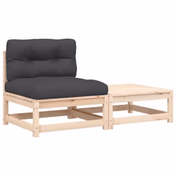 VidaXL 838133, Anthracite, Bois, 110 kg, Adultes et enfants, 1400 mm, 700 mm