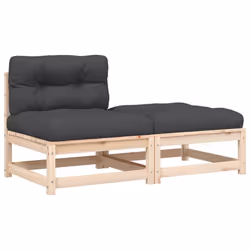 VidaXL 838141, Anthracite, Bois, 110 kg, Adultes et enfants, 2100 mm, 700 mm