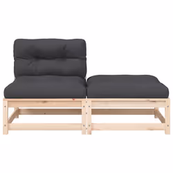 VidaXL 838141 banc de jardin Bois - Vue supplémentaire 5