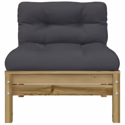 VidaXL 838164 banc de jardin Bois - Vue supplémentaire 6