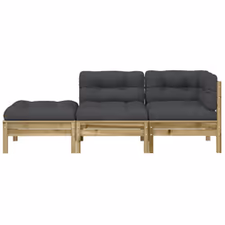 VidaXL 838176 banc de jardin Bois - Vue supplémentaire 5