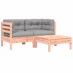 VidaXL 838179, Gris, Bois, 110 kg, Adultes et enfants, 1260 mm, 630 mm