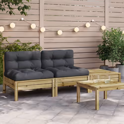 VidaXL 838184 banc de jardin Bois