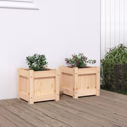 Ces jardinières en bois seraient parfaites pour les amateurs de bricolage pour décorer les jardins, les balcons ou les patios ...