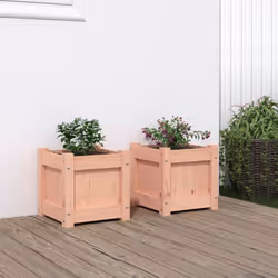 Ces jardinières en bois seraient parfaites pour les amateurs de bricolage pour décorer les jardins, les balcons ou les patios ...