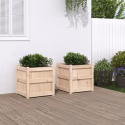 Ces jardinières en bois seraient parfaites pour les amateurs de bricolage pour décorer les jardins, les balcons ou les patios ...