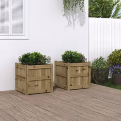 Ces jardinières en bois seraient parfaites pour les amateurs de bricolage pour décorer les jardins, les balcons ou les patios ...