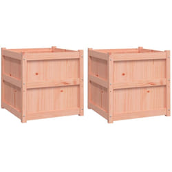 vidaXL Jardinières 2 pcs bois massif douglas