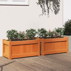 Ces jardinières en bois seraient parfaites pour les amateurs de bricolage pour décorer les jardins, les balcons ou les patios ...