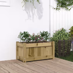 Cette jardinière en bois sera parfaite pour les amateurs de bricolage pour décorer les jardins, les balcons ou les patios. Bo ...