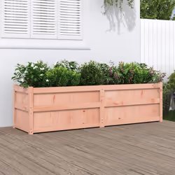 Cette jardinière en bois sera parfaite pour les amateurs de bricolage pour décorer les jardins, les balcons ou les patios. Bo ...
