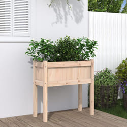 Jardinières avec pieds 70x31x70 cm bois de pin massif Vidaxl