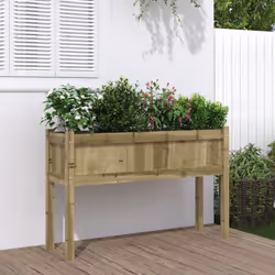 Cette jardinière en bois sera parfaite pour les amateurs de bricolage pour décorer les jardins, les balcons ou les patios. Bo ...