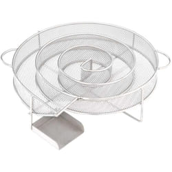 vidaXL Générateur de fumée froide rond 19,5 cm acier inoxydable