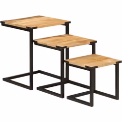 Ces 3 tables basses gigognes sont l'alternative parfaite pour les petits appartements ou tout endroit où l'espace est limité. ...