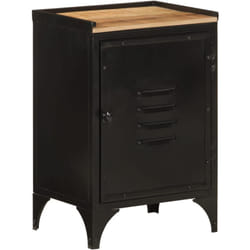 Vidaxl - Armoire de salle de bain 40x30x60 cm fer et bois de manguier