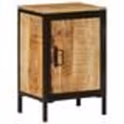vidaXL Armoire de salle de bain 40x30x60cm bois massif manguier et fer