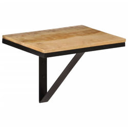 Étagère murale 40x30x32 cm bois massif de manguier et fer vidaXL