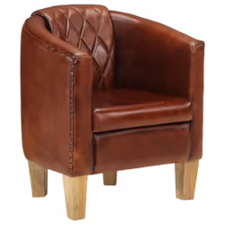 VidaXL 359638, Cuir, Marron, 580 mm, 540 mm, 700 mm