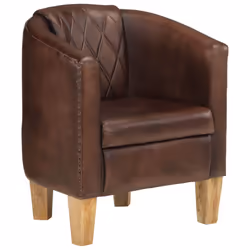 VidaXL 359640, Cuir, Marron, 580 mm, 540 mm, 700 mm