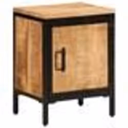 vidaXL Table de chevet 40x30x52,5 cm bois de manguier massif brut