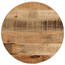 vidaXL Dessus de table Ø 40x2,5 cm rond bois massif de manguier brut