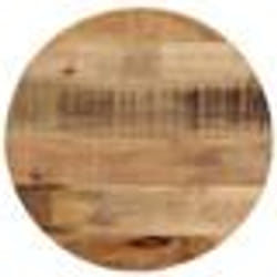 vidaXL Dessus de table Ø 60x3,8 cm rond bois massif de manguier brut