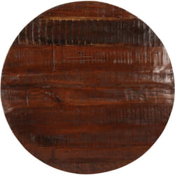 Vidaxl - Dessus de table ø 80x2,5 cm rond bois massif de récupération
