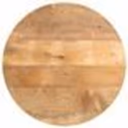vidaXL Dessus de table Ø 50x2,5 cm rond bois de manguier massif