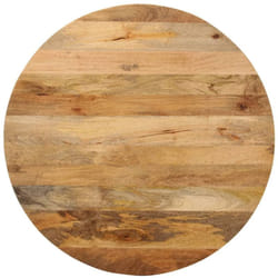 Dessus de table ø 80x2,5 cm rond bois de manguier massif