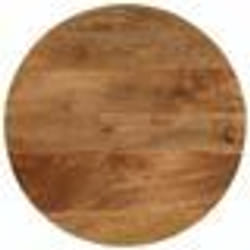 vidaXL Dessus de Table Dessus de Table de Remplacement Dessus de Rechange Salle à Manger Ø 40x38 cm Rond Bois de 370071