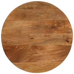 vidaXL Dessus de table Ø 50x2,5 cm rond bois de manguier massif