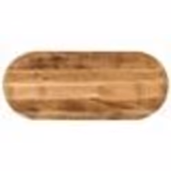 vidaXL Dessus de table 80x40x2,5 cm ovale bois massif de manguier brut