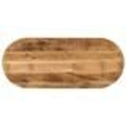 vidaXL Dessus de table 80x40x2,5 cm ovale bois massif de manguier brut