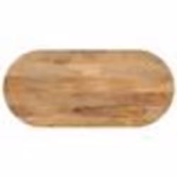 vidaXL Dessus de table 90x40x3,8 cm ovale bois massif de manguier