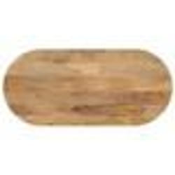 vidaXL Dessus de table 90x40x3,8 cm ovale bois massif de manguier